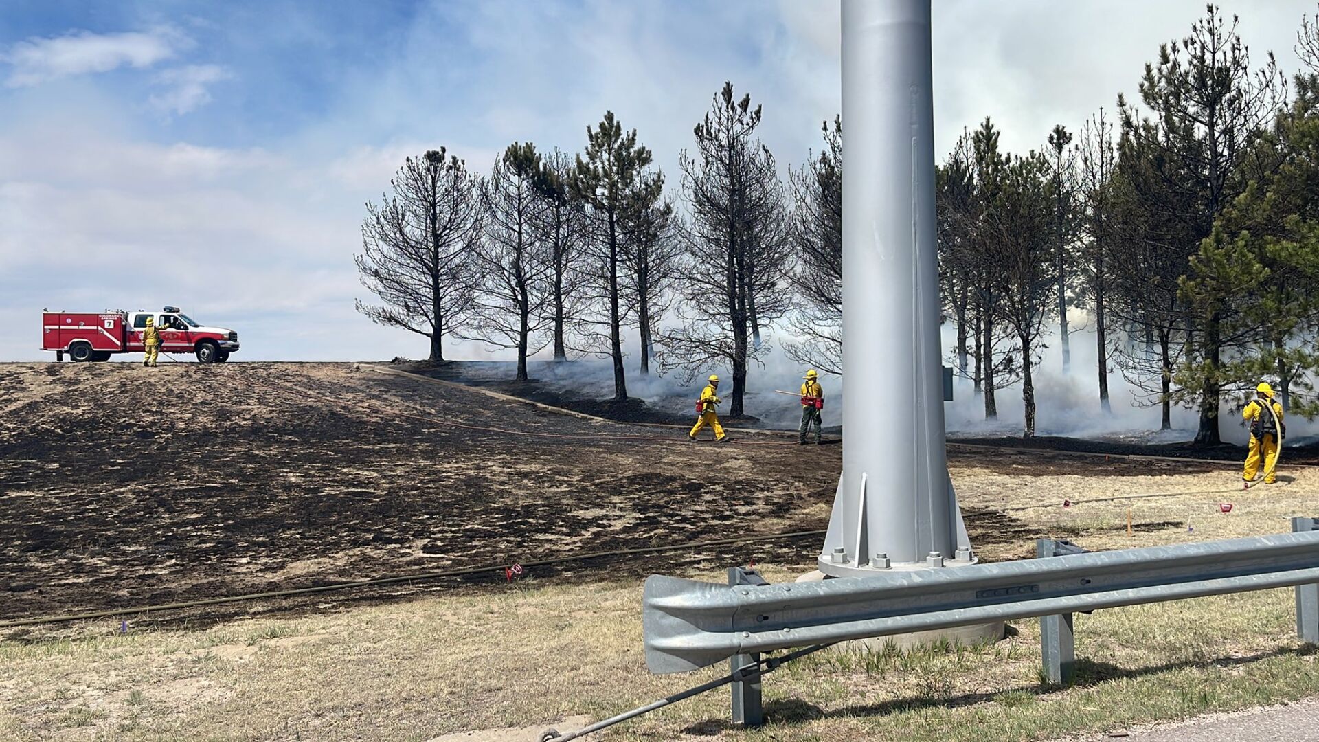 COS Airport fire
